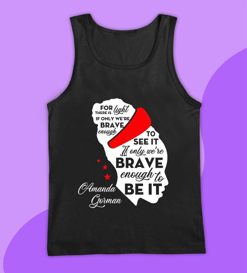 Amanda Gorman the hill we climb poet feminist t-s tank top