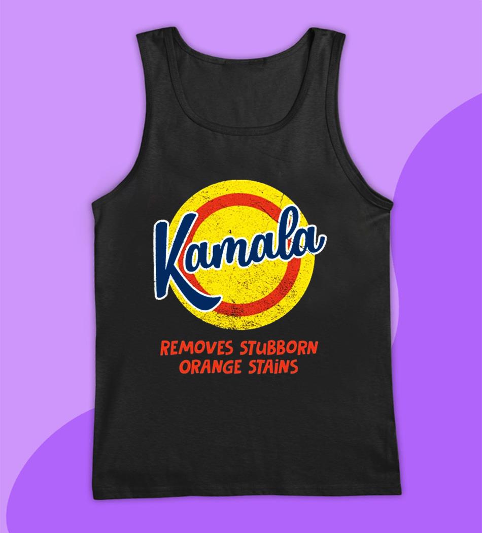 Kamala Harris 2020 remove stubborn orange stain not Trump t-s tank top