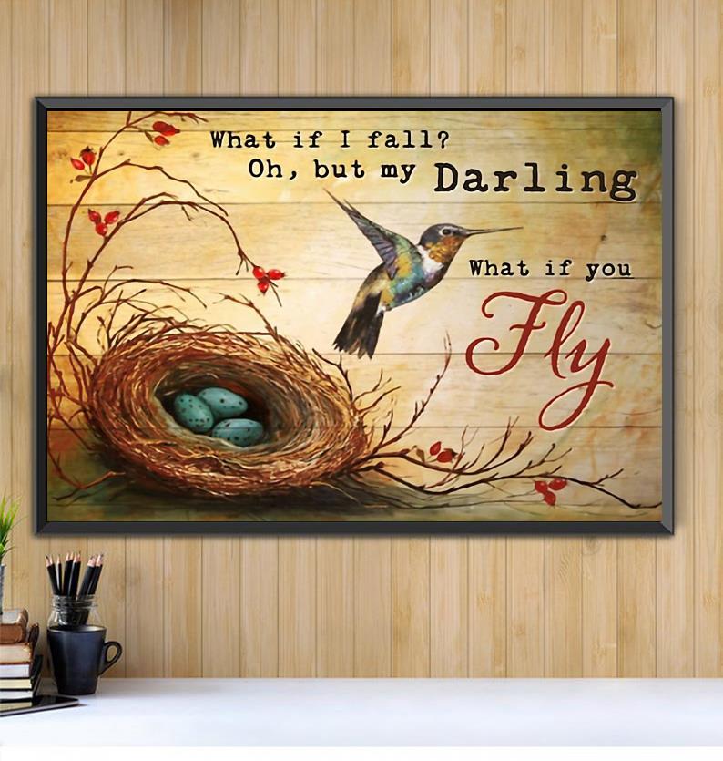 Hummingbird Canvas What If I Fall Oh But My Darling What If You Fly