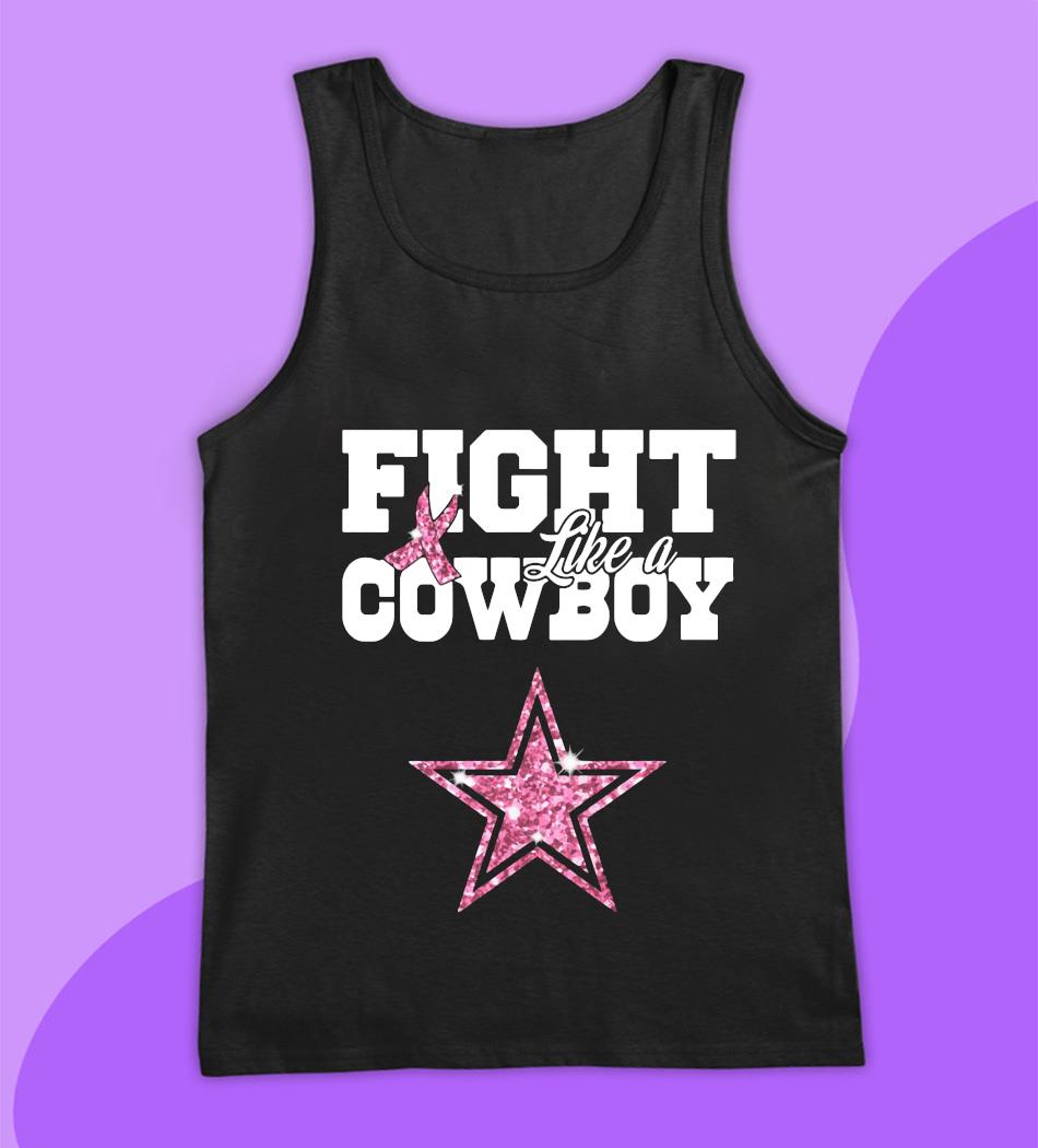 Fight like a Cowboys breast cancer shirt - Kingteeshop