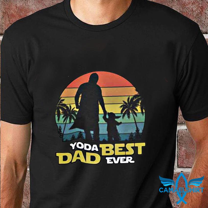 The Mandalorian Yoda best dad ever vintage t-shirt