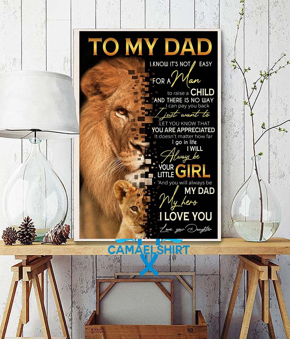 My Dad Lion Canvas Art deals