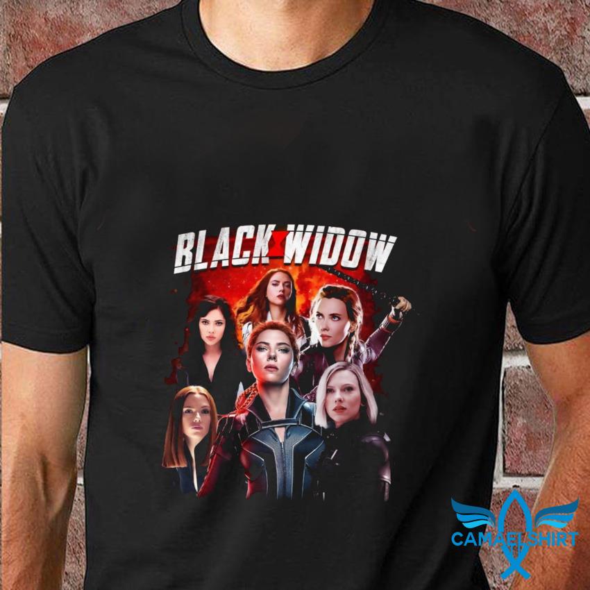Marvellous Black Widow Natasha Gaming Mashup Adult T Shirt
