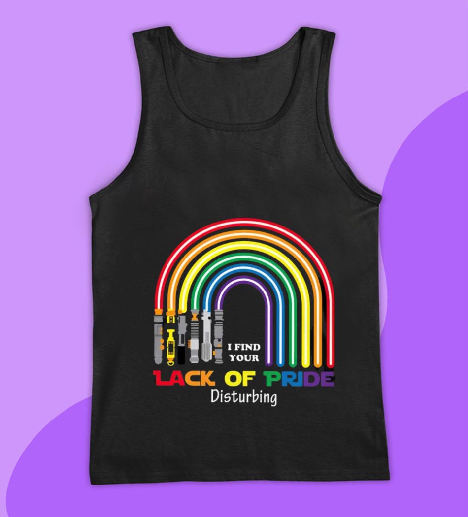 lightsaber rainbow shirt