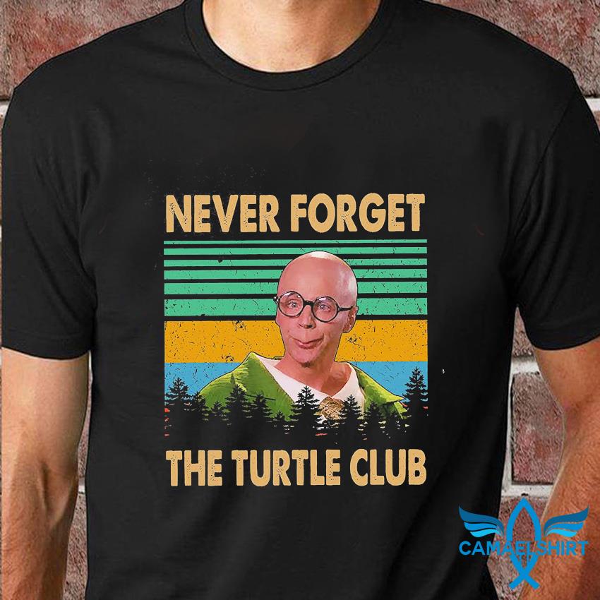 Never forget the turtle club the master of disguise vintage t-shirt