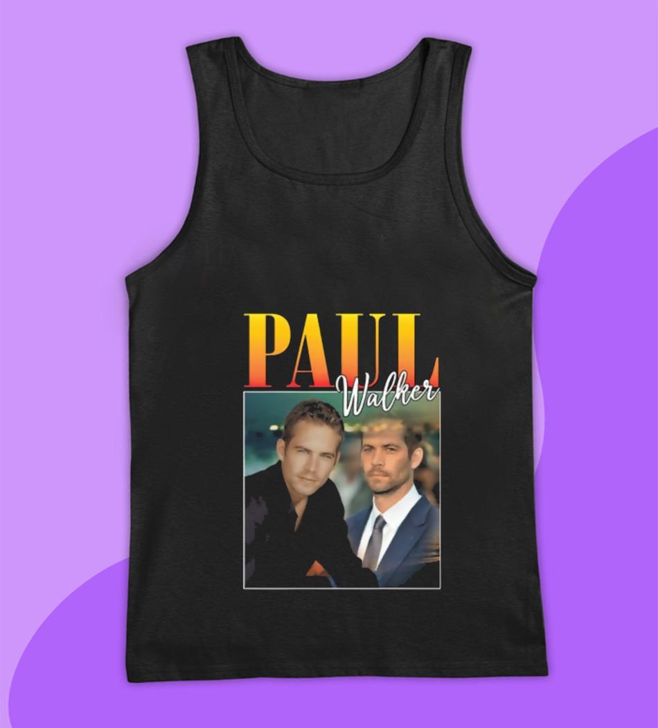 Paul Walker Bootleg Vintage Rap Hip Hop 90s t-shirt Paul Walker Bootleg Vintage Rap Hip Hop 90s t-shirt