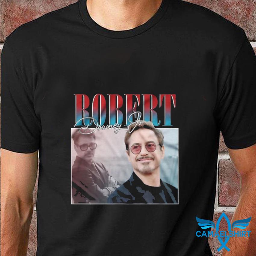 Robert Jr vintage Tony Stark t-shirt - Camaelshirt Tees