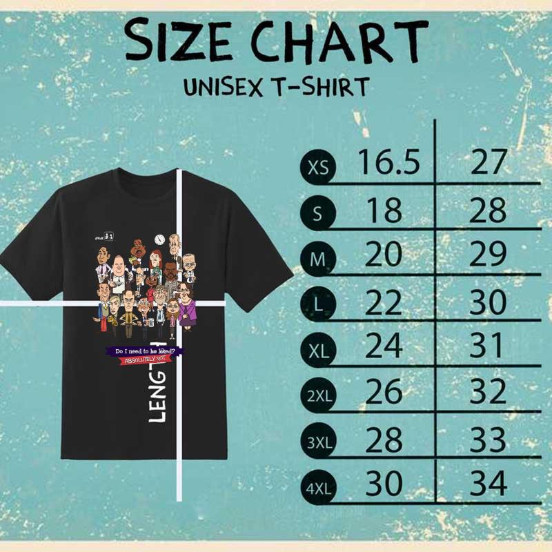 Michaels gildan shirts size sales chart