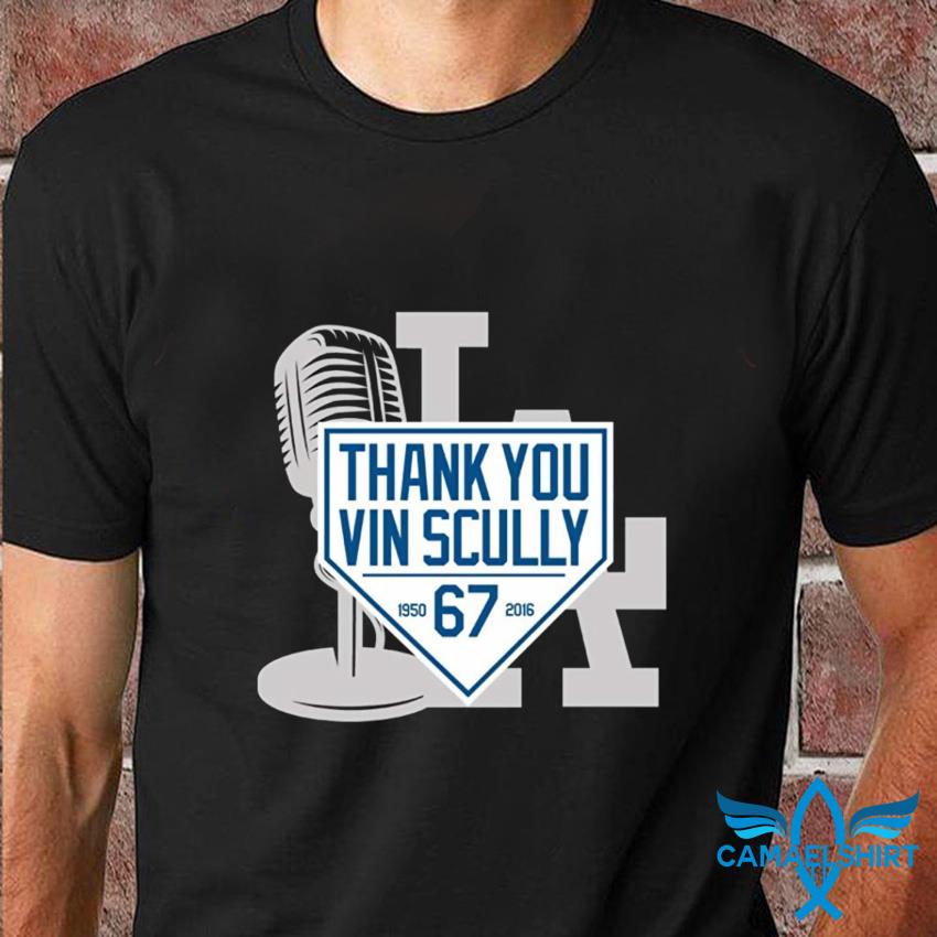 Women Raglan Shirts Original Vin Scully Microphone