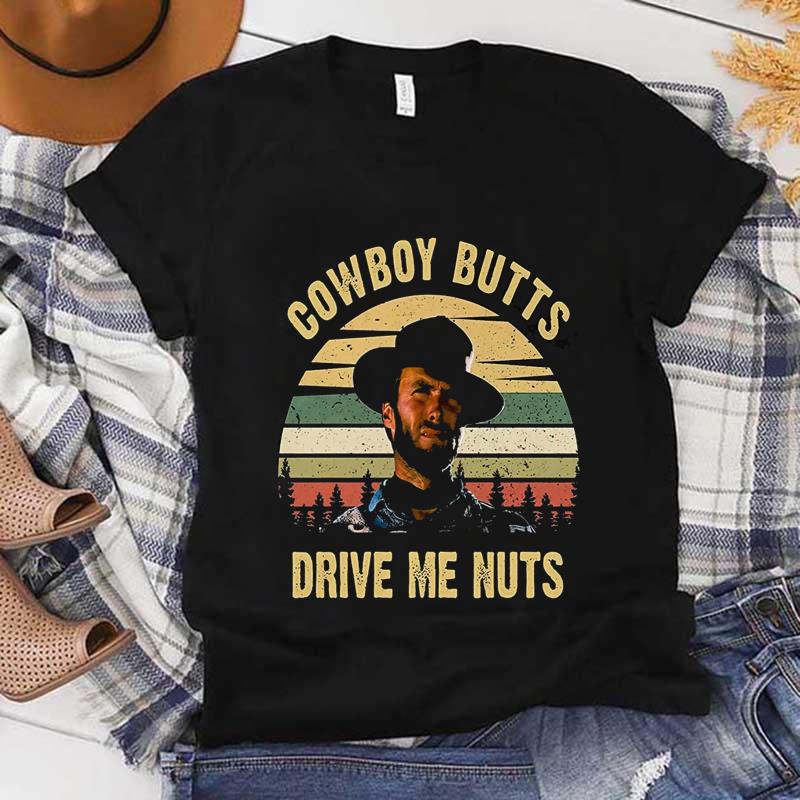 Cowboys Butts Drive Me Nuts Western Texas Urban' Men's T-Shirt