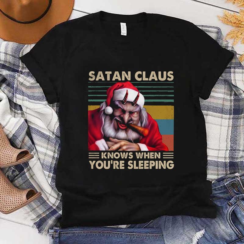 satan claus shirt