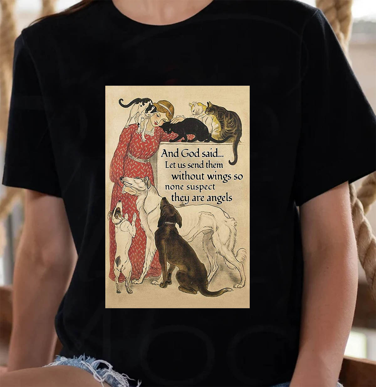 God said let us send them t-shirt