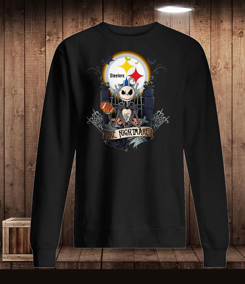 Jack skellington halloween Pittsburgh steelers 2023 shirt - Limotees