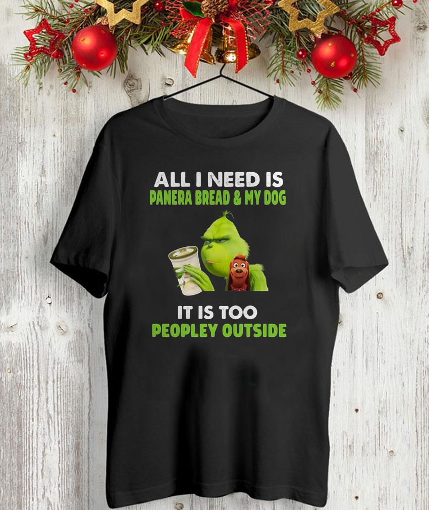 grinch and dog shirt