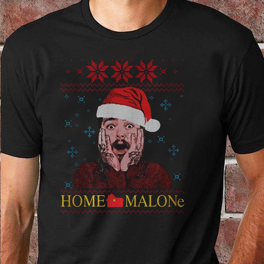 home malone christmas shirt