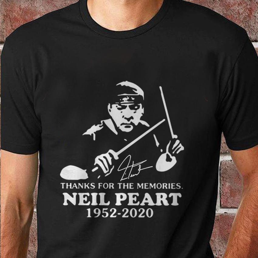 neil peart tribute shirt