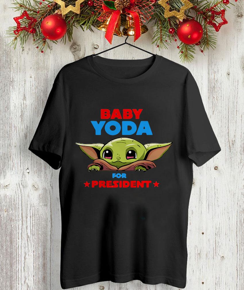 Baby yoda hot sale for president shirt