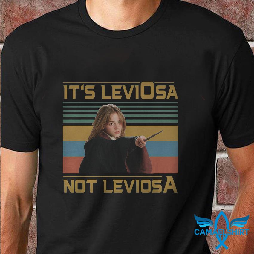 zoete smaak output liefdadigheid Its Leviosa mot Leviosa Harry Potter vintage t-shirt - Camaelshirt Trending  Tees