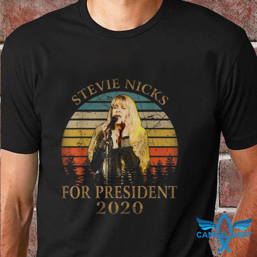 Vintage Stevie Tshirt Nicks Love Musician For President 2020 T-Shirt
