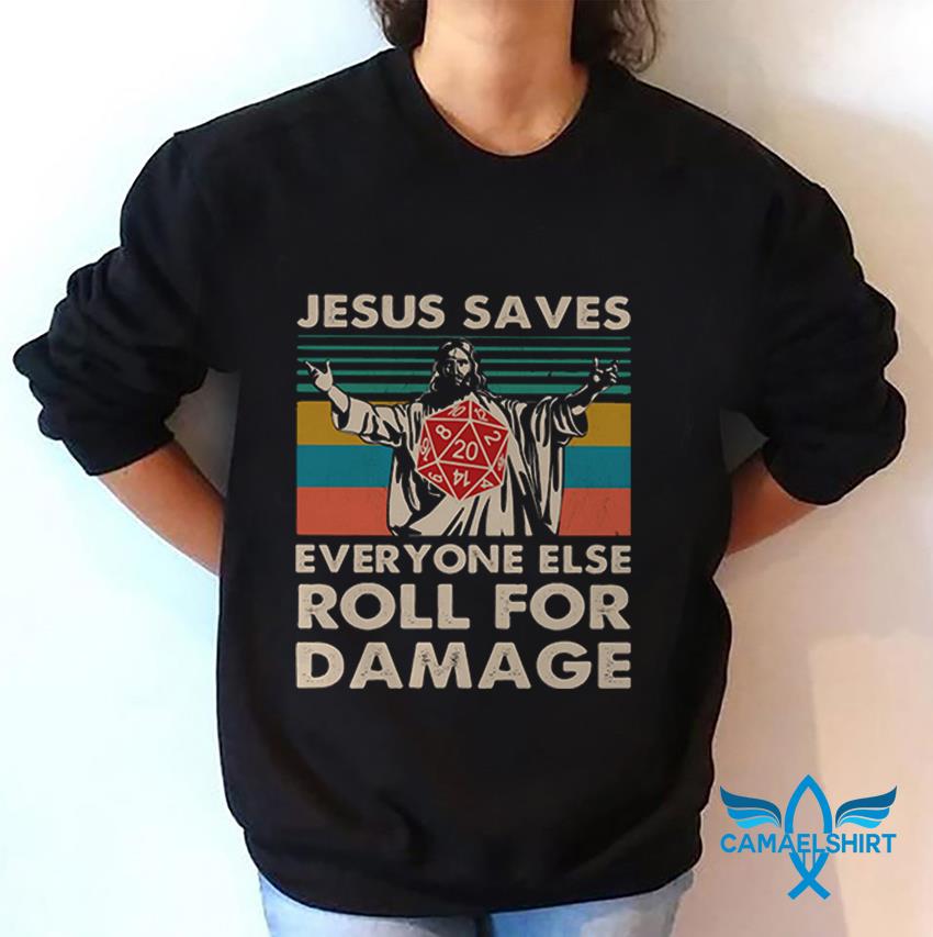 jesus saves dnd shirt