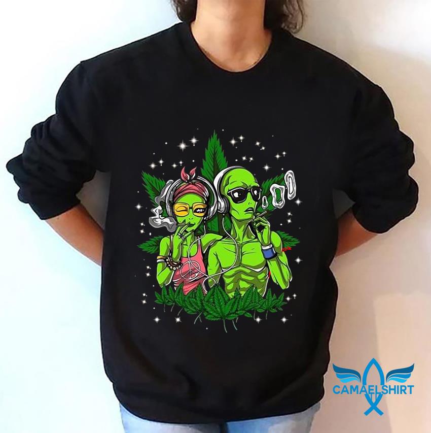 Alien smoking t on sale shirt