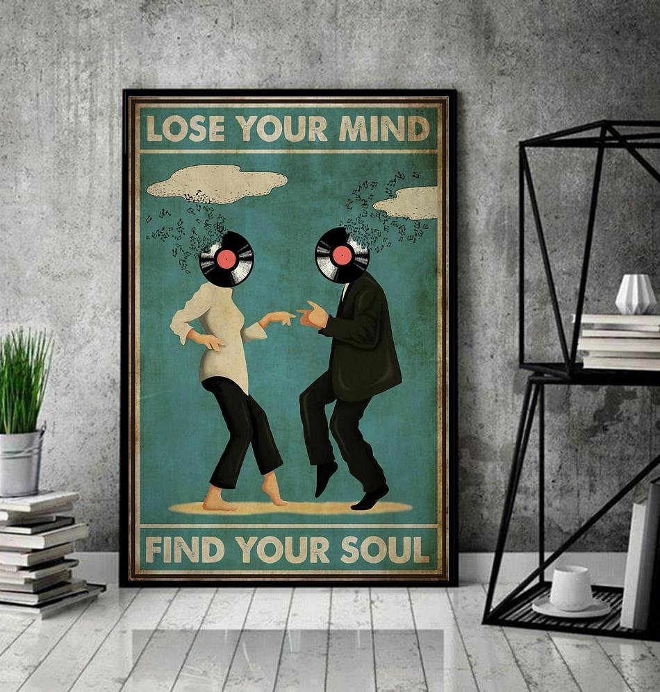 Pulp Fiction Lose Your Mind Find Your Soul Poster Canvas Camaelshirt American Trending Tees