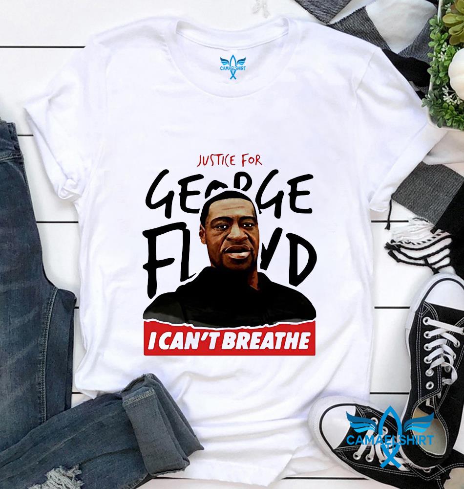 BLACK LIVES MATTER Shirt Justice for Floyd George I Can't Breathe