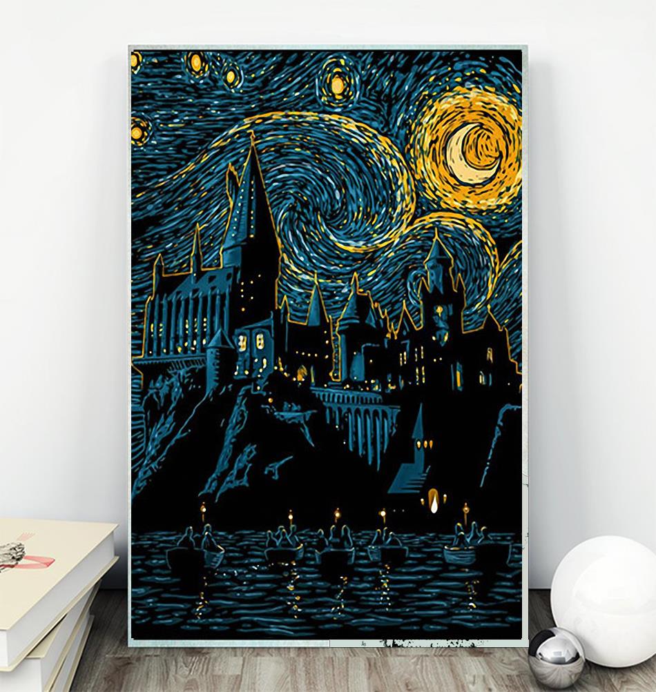 deathly hallows starry night