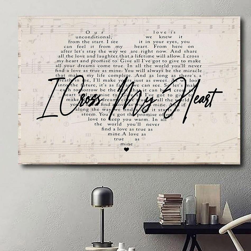Details about   George Strait I Cross My Heart Lyrics Music Wall Decor Poster 