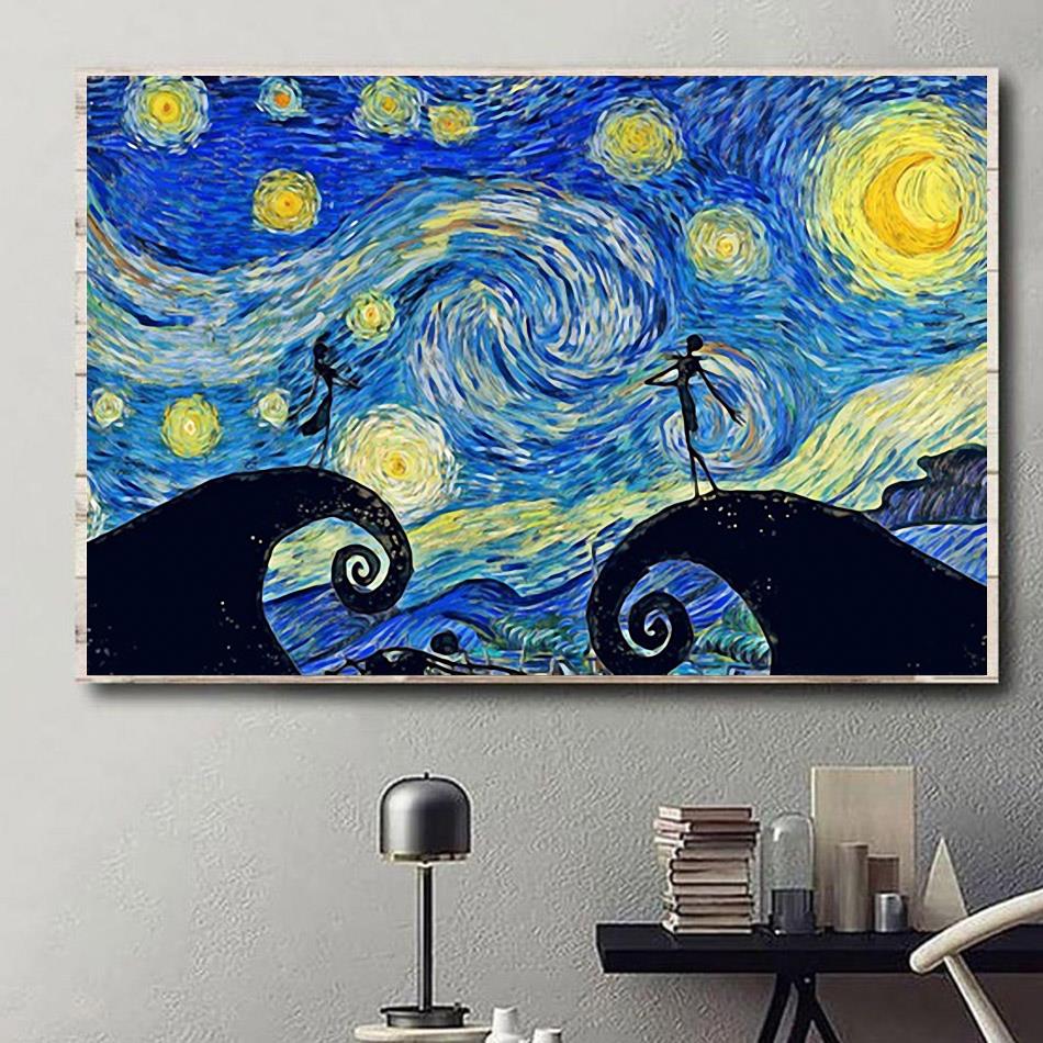 Art at Home: Date Night Jack & Sally! - Uncorked Canvas