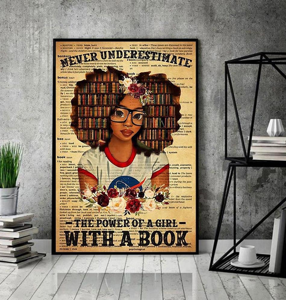 Never Underestimate Power of Girl With Book