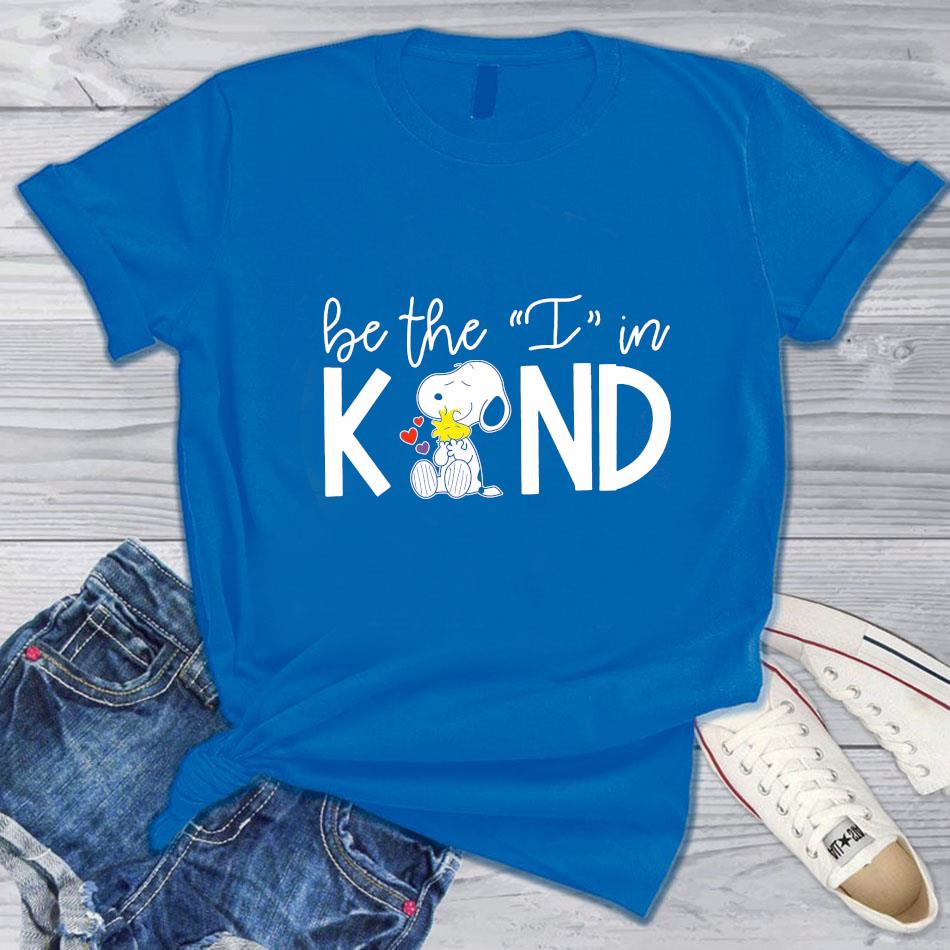 Snoopy Woodstock be the I in kind t-shirt - Camaelshirt Trending Tees