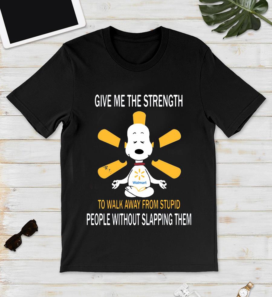 Snoopy Yoga Give me the strength Pittsburgh Steelers to walk away from  stupid people without slapping them shirt, hoodie, sweater, long sleeve and  tank top