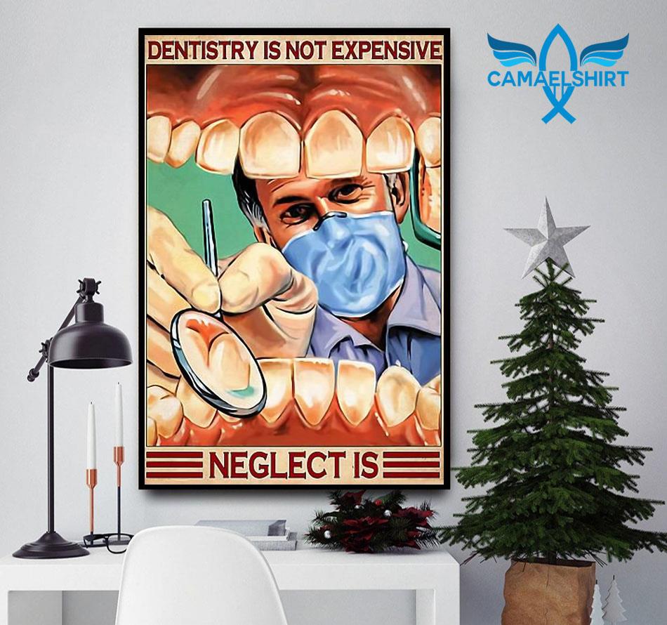 Dentistry Is Not Expensive Neglect Is Vertical Poster