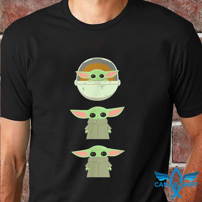 The Mandalorian Baby Yoda Cartoon Movie Film T Shirt