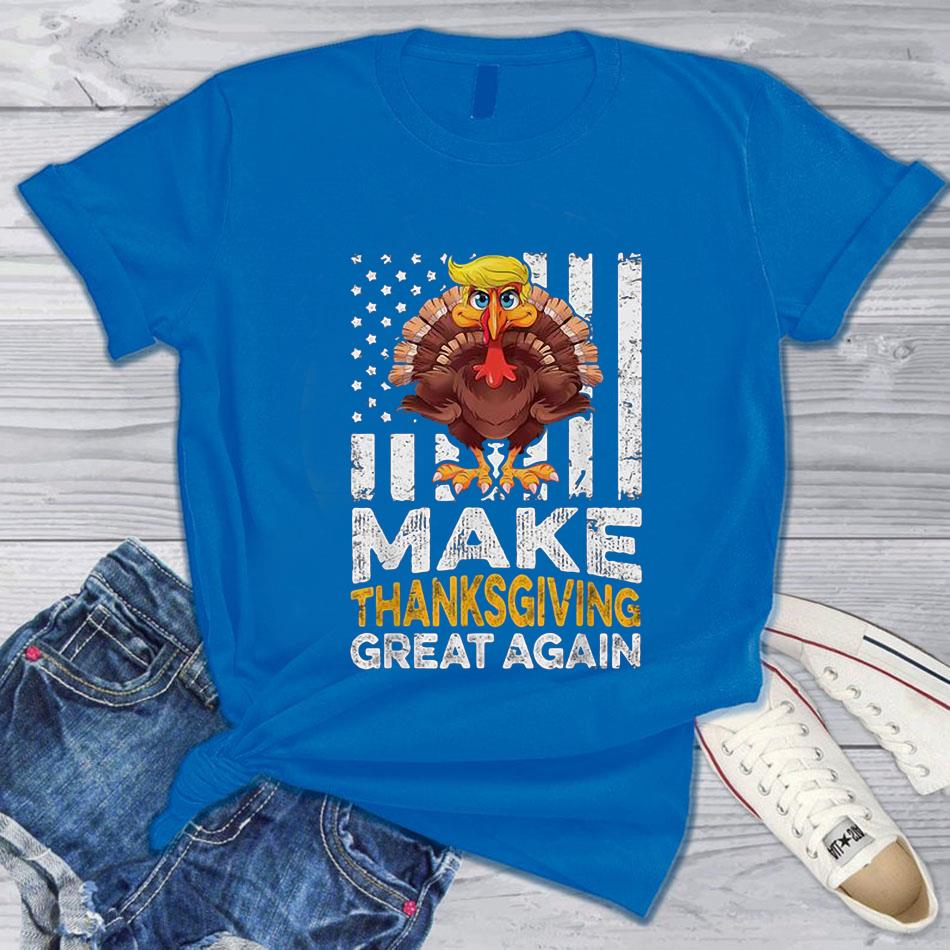 Make Thanksgiving great again Trump turkey 2024 shirt, hoodie, sweater and  v-neck t-shirt