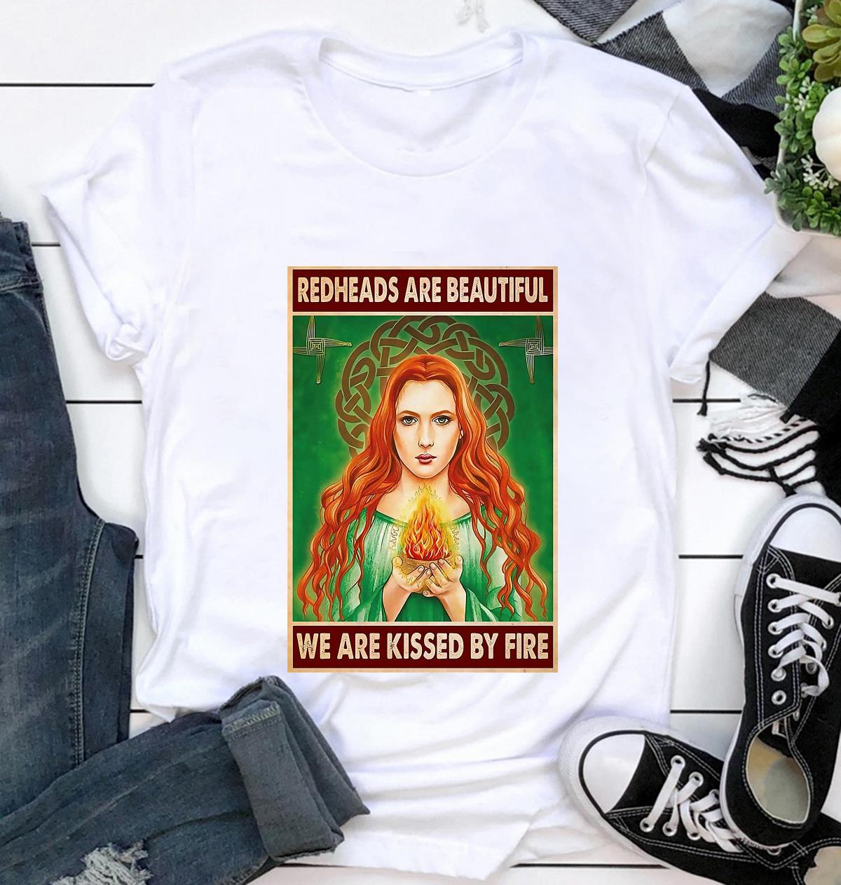 kissed by fire t shirt